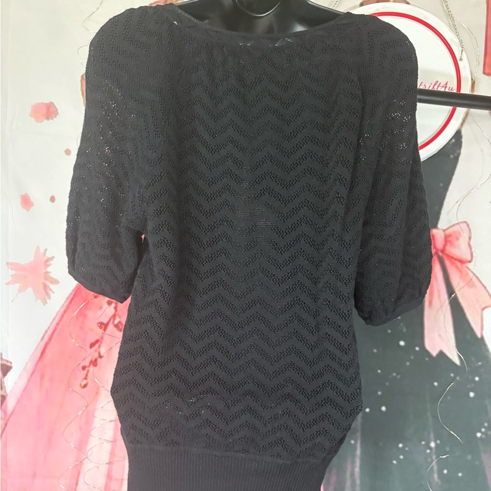🖤 Style & Co–Style Knit Button-Front Top - Picture 6 of 10